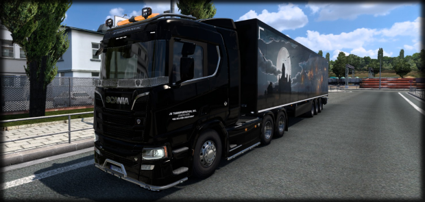 Scania R with a _scs_l25haen trailer.